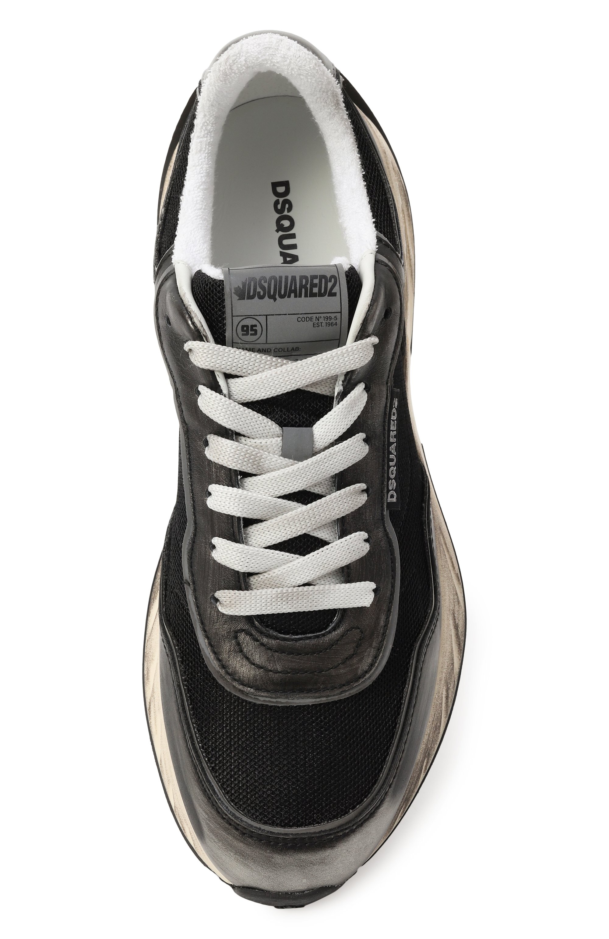 Комбинированные кроссовки sprinter DSQUARED2, арт. SNM0401/34708185, фото 6