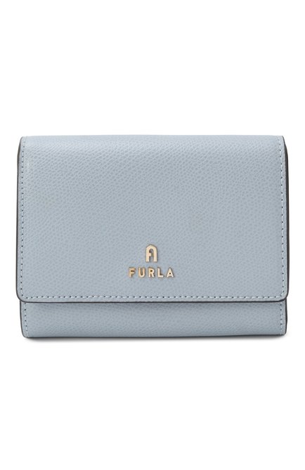Женские кожаное портмоне FURLA голубого цвета, арт. WP00325/ARE000 | Фото 1 (Материал: Натуральная кожа; Нос: Не проставлено; Материал сплава: Проставлено)