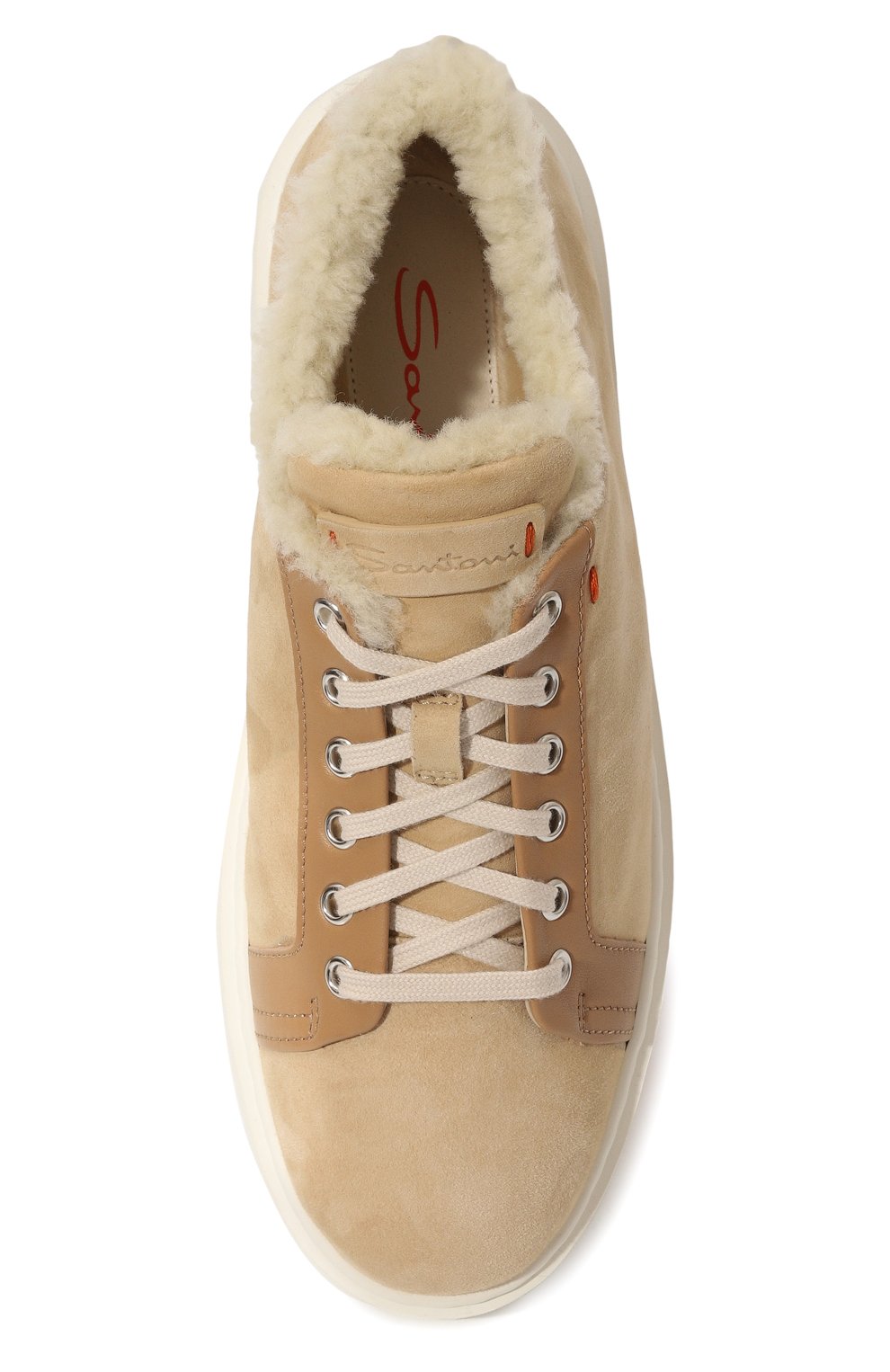 Замшевые кеды SANTONI, арт. WBCG61280BARPCRV, фото 6