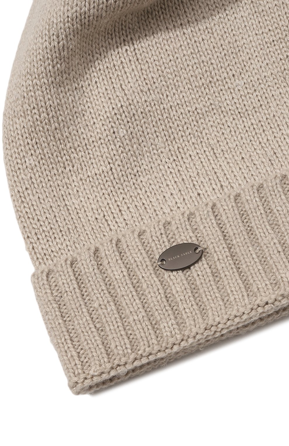 Шапка из кашемира и шелка с отделкой из соболя BLACK SABLE, арт. BS-47CC15, фото 3