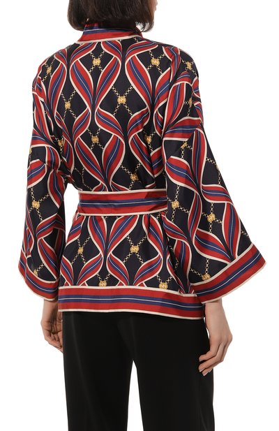 Шелковая блузка GUCCI, арт. 577094 ZAB43, фото 4