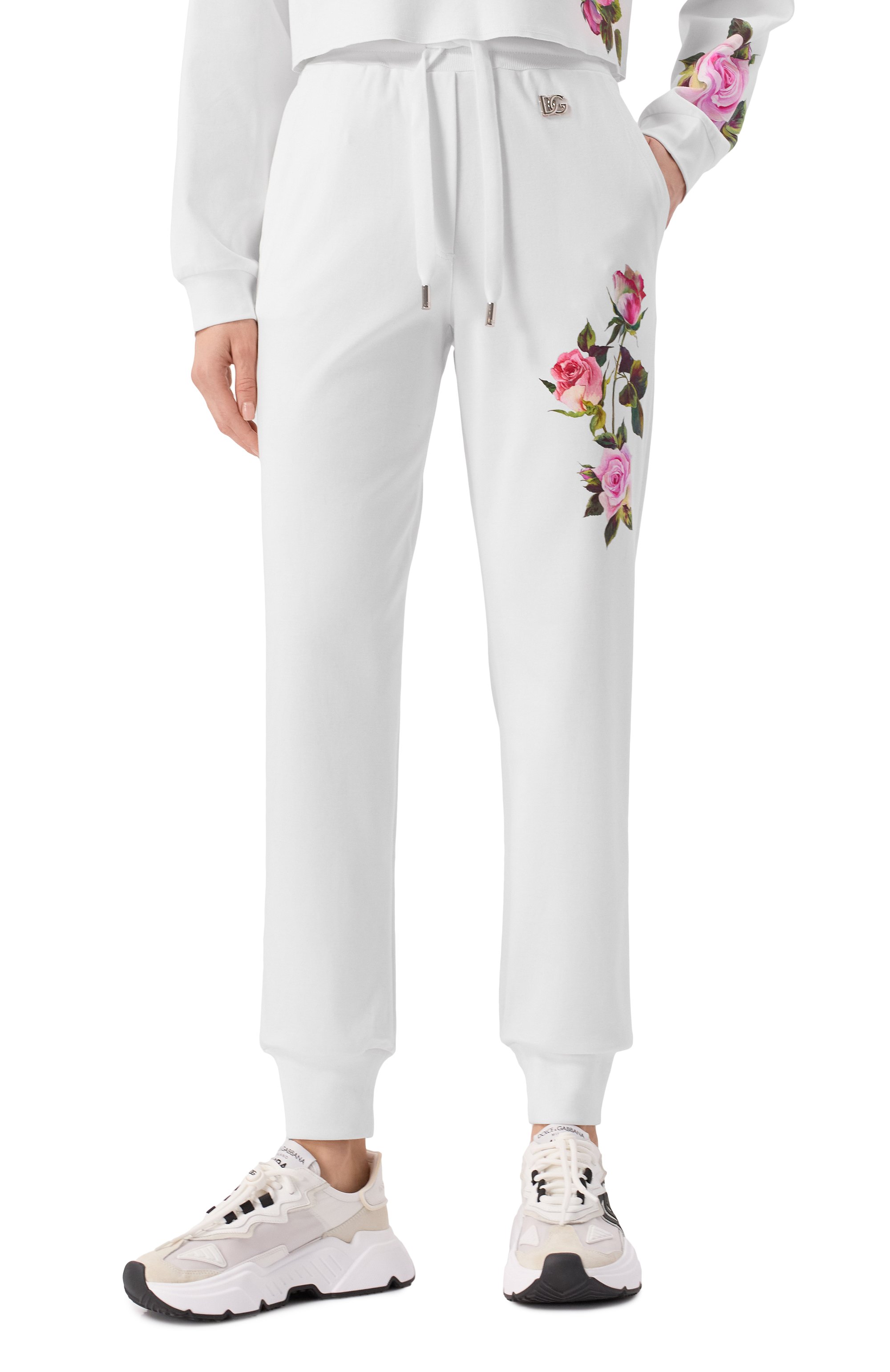 Хлопковые джоггеры DOLCE & GABBANA, арт. FTCQGT/GDCZ0, фото 3