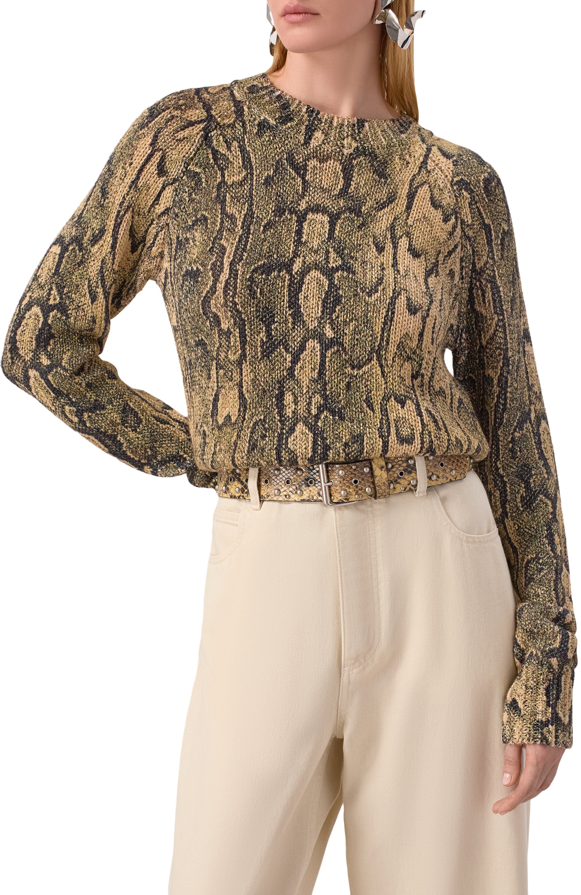 Кожаный ремень DRIES VAN NOTEN, арт. 251-011400-359, фото 2