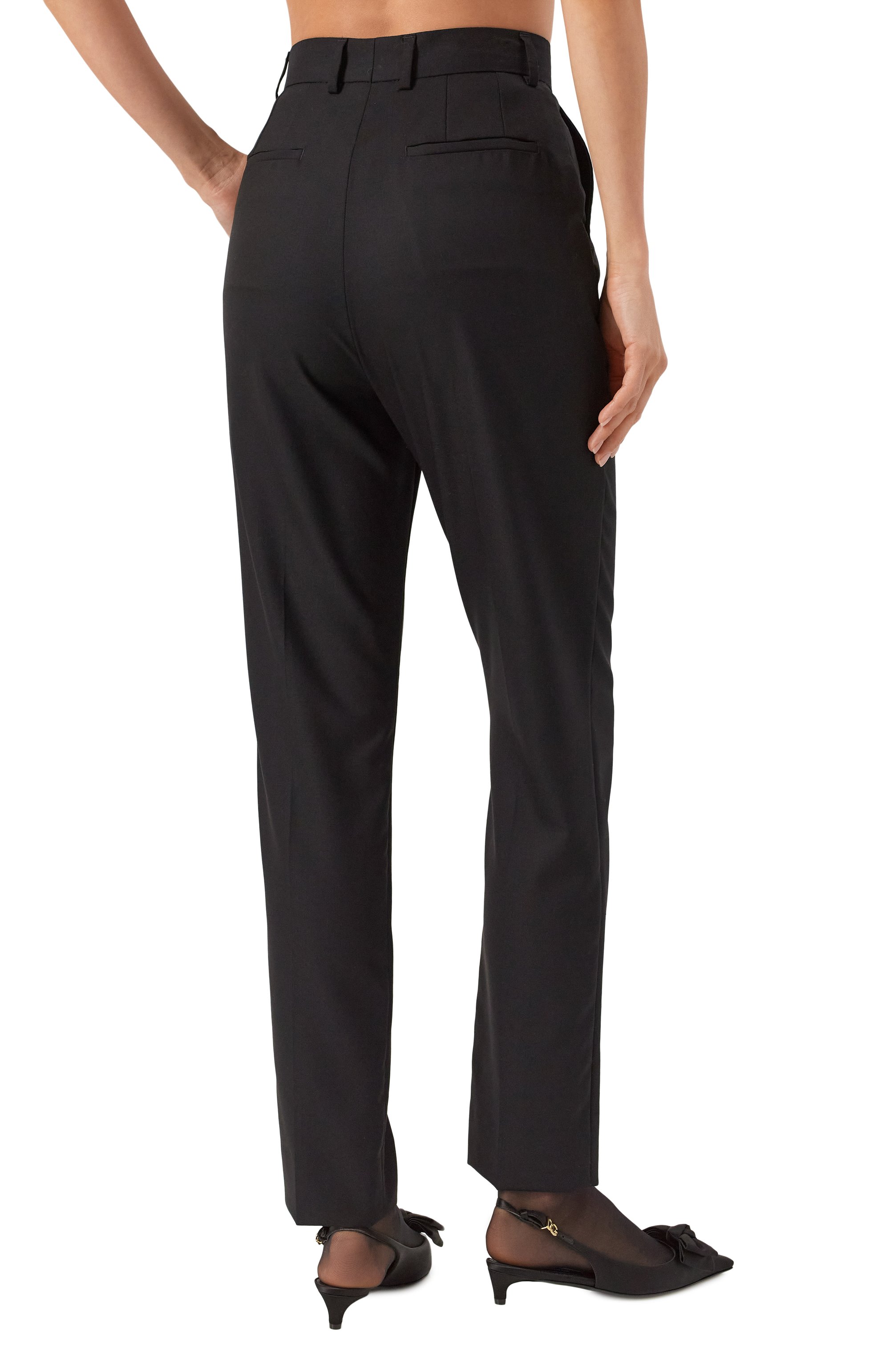 Шерстяные брюки DOLCE & GABBANA, арт. FTAM2T/FU28D, фото 4