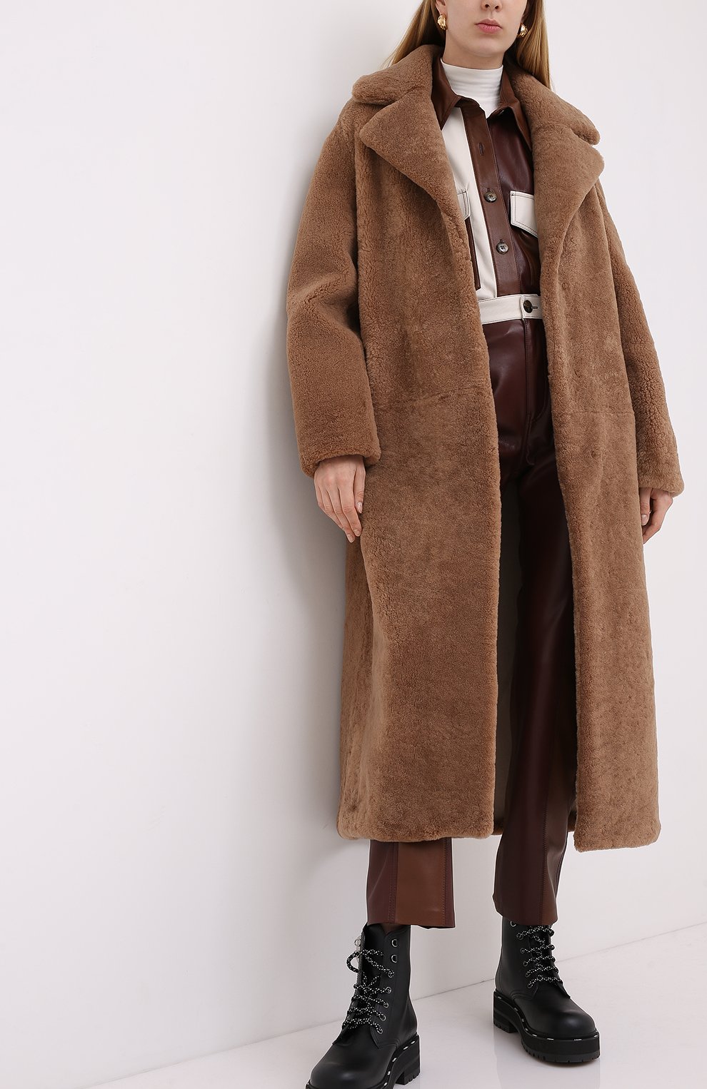 Шуба из овчины METEO YVES SALOMON, арт. 9WMM61820MERC, фото 3