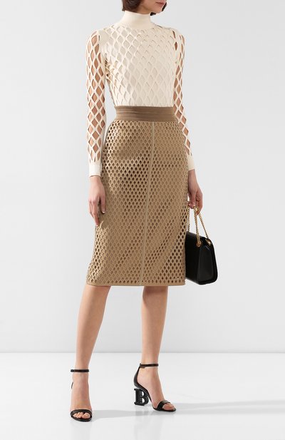 Кожаная юбка FENDI, арт. FPD887 A8GP, фото 2