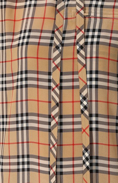 Шелковое платье BURBERRY бежевого цвета по цене 148500 руб., арт. 8014299, фото 5 Шелковое платье BURBERRY, арт. 8014299, фото 5