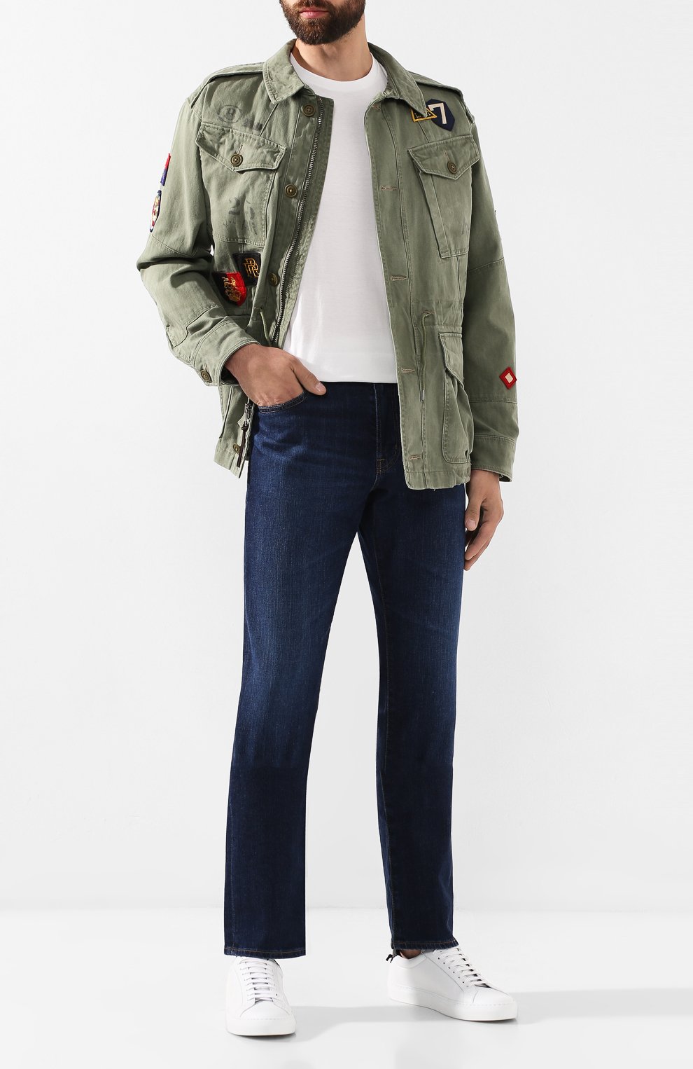 Хлопковая футболка RRL, арт. 782504855, фото 2