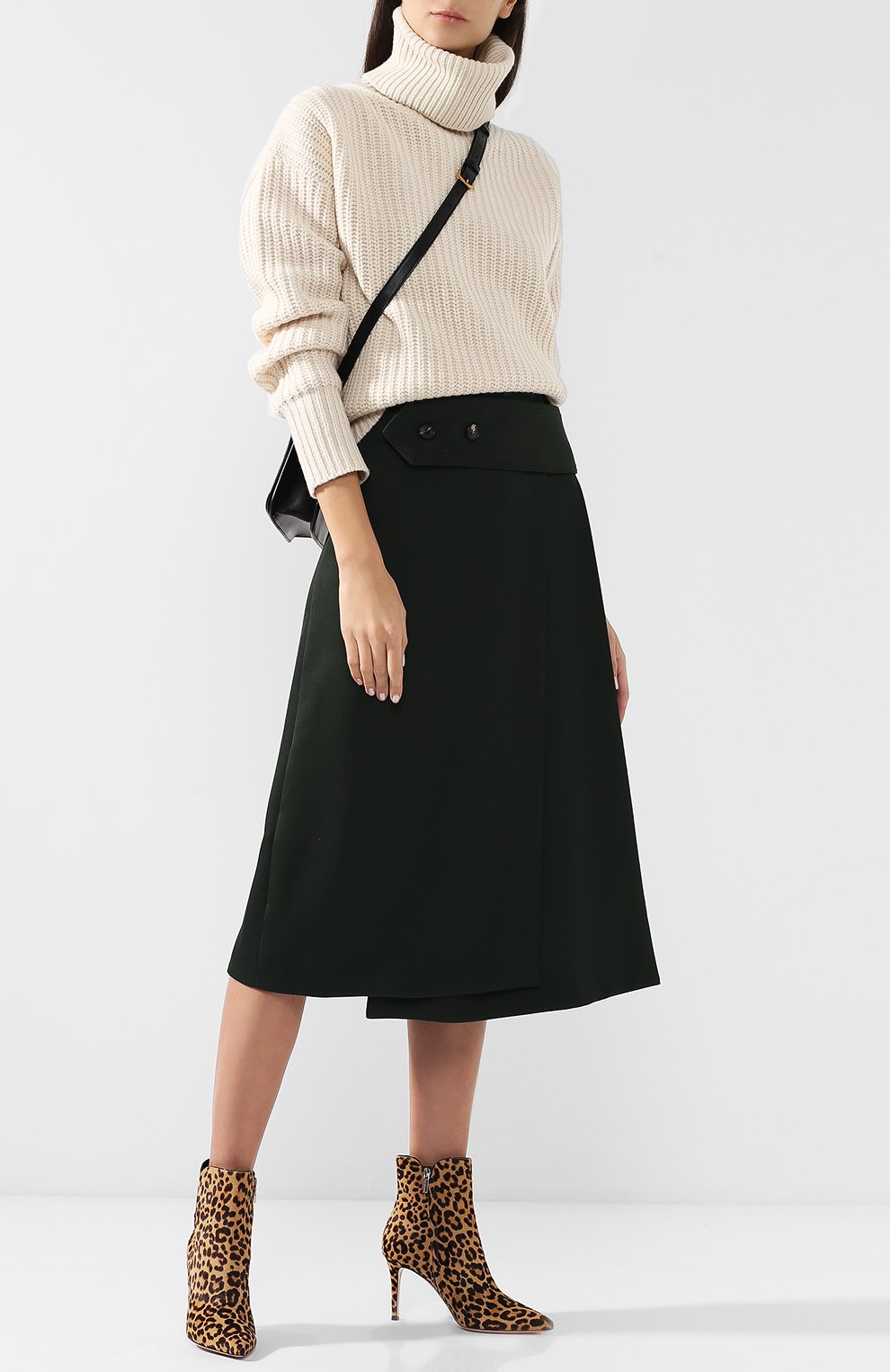 Ботильоны с отделкой из меха на шпильке GIANVITO ROSSI, арт. G70368.85RIC.XPVLPNE, фото 2