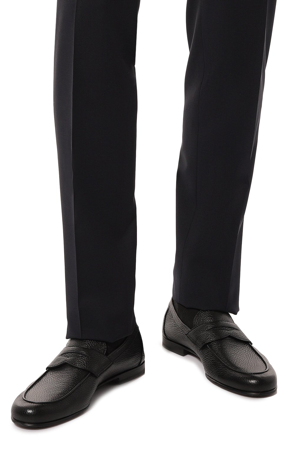 Кожаные пенни-лоферы BARRETT, арт. 171U064.17/CERV0, фото 3