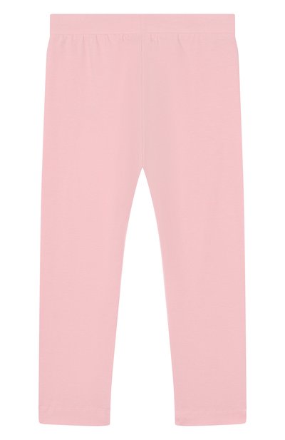 Хлопковые легинсы MOSCHINO светло-розового цвета по цене 7280 руб., арт. HFP04X/LBA10/4-8, фото 2 Хлопковые легинсы MOSCHINO, арт. HFP04X/LBA10/4-8, фото 2