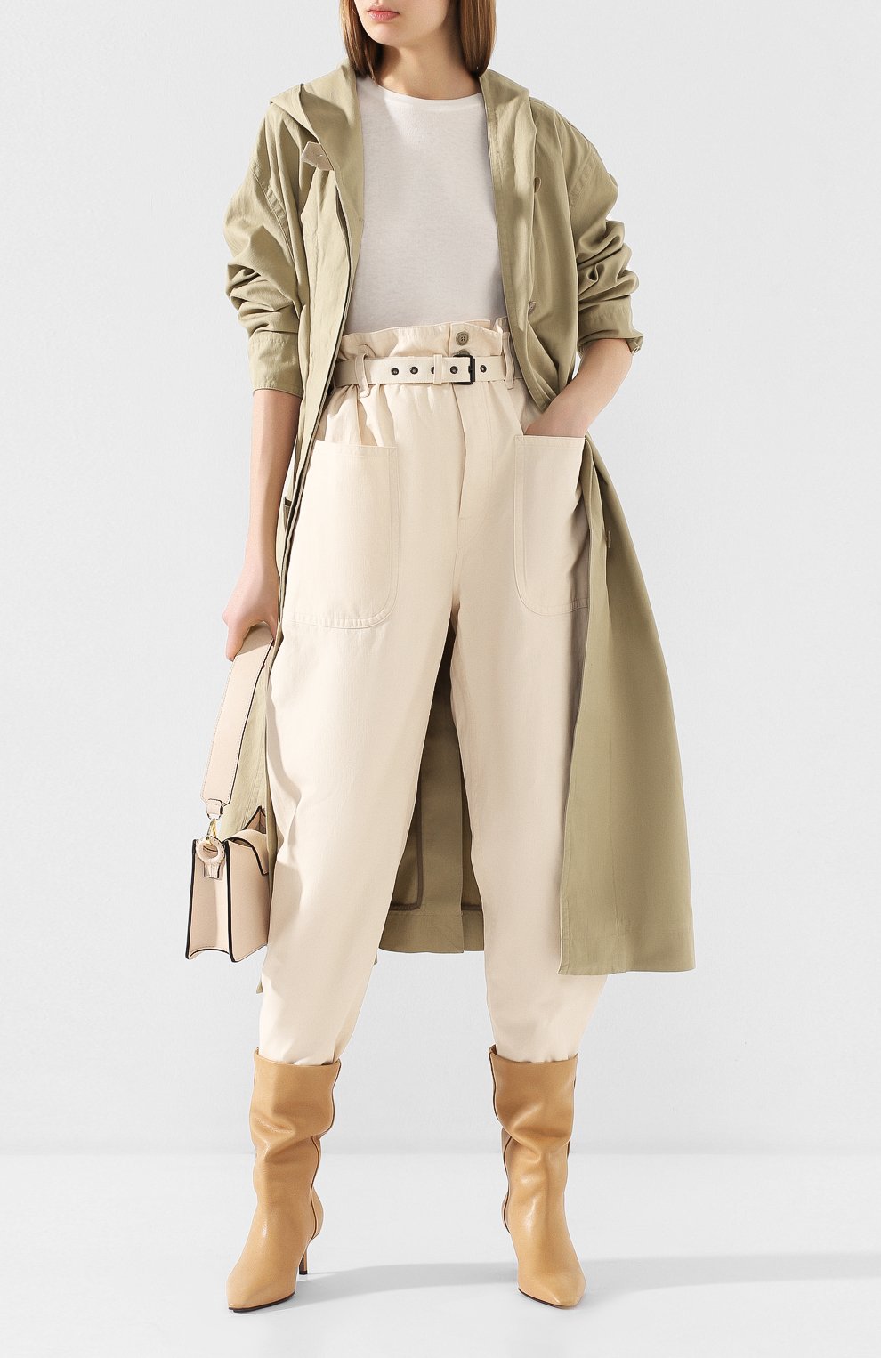 Плащ из смеси хлопка и льна ISABEL MARANT ETOILE, арт. MA0700-20P007E/RAFAEL, фото 2