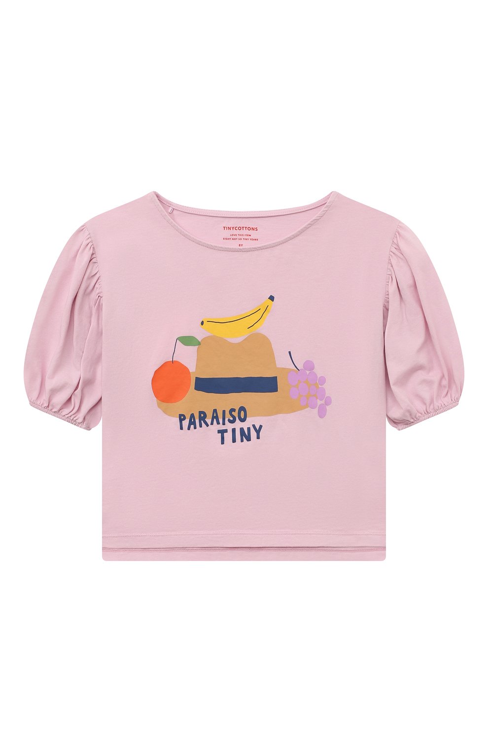 Хлопковый топ TINYCOTTONS сиреневого цвета по цене 6000 руб., арт. SS23-051, фото 1 Хлопковый топ TINYCOTTONS, арт. SS23-051, фото 1