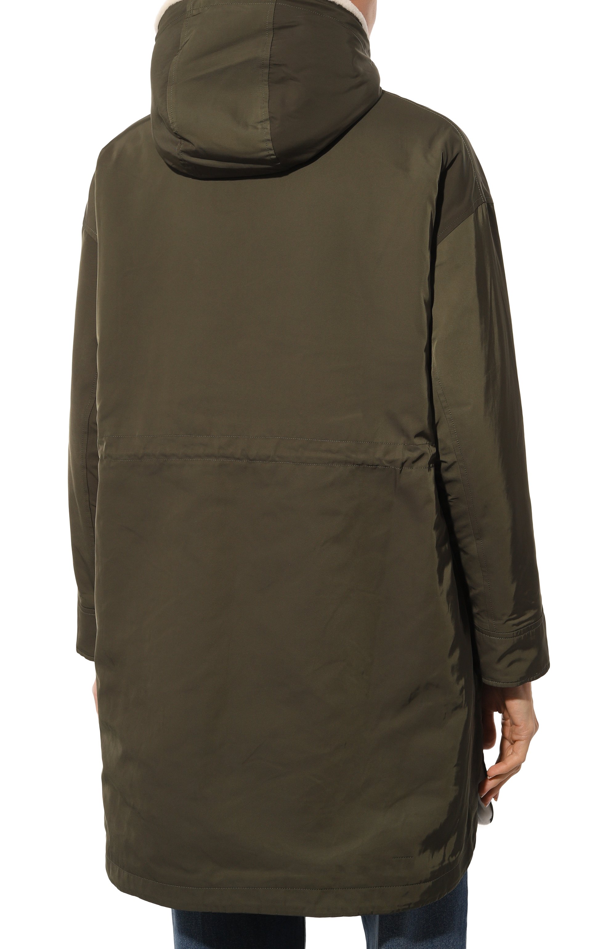 Двусторонняя парка из овчины YVES SALOMON, арт. 23WFM06793M05X, фото 4