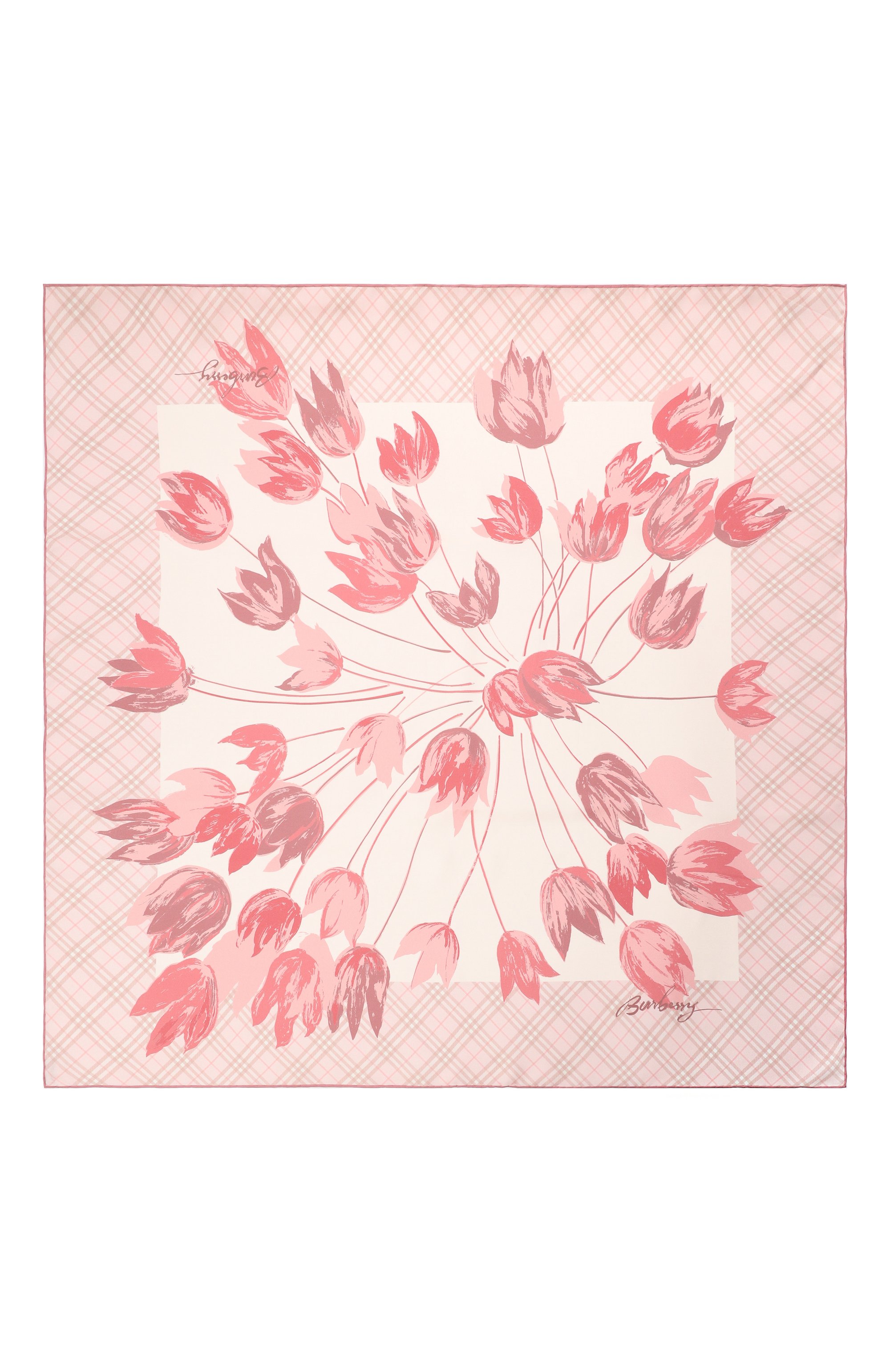 Шелковый платок BURBERRY, арт. 8123688, фото 4