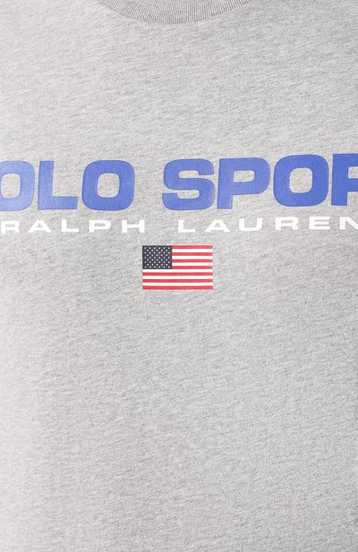 Хлопковая футболка POLO RALPH LAUREN, арт. 710750444, фото 5
