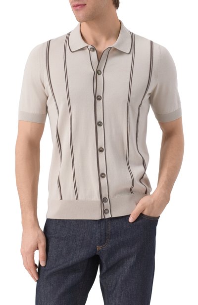 Хлопковая рубашка GRAN SASSO, арт. 59135/18041, фото 3