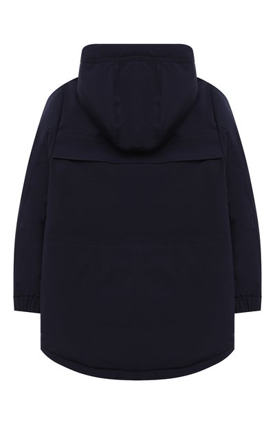 Пуховая парка MONCLER темно-синего цвета по цене 89950 руб., арт. F2-954-1C505-20-57843/8-10A, фото 2 Пуховая парка MONCLER, арт. F2-954-1C505-20-57843/8-10A, фото 2