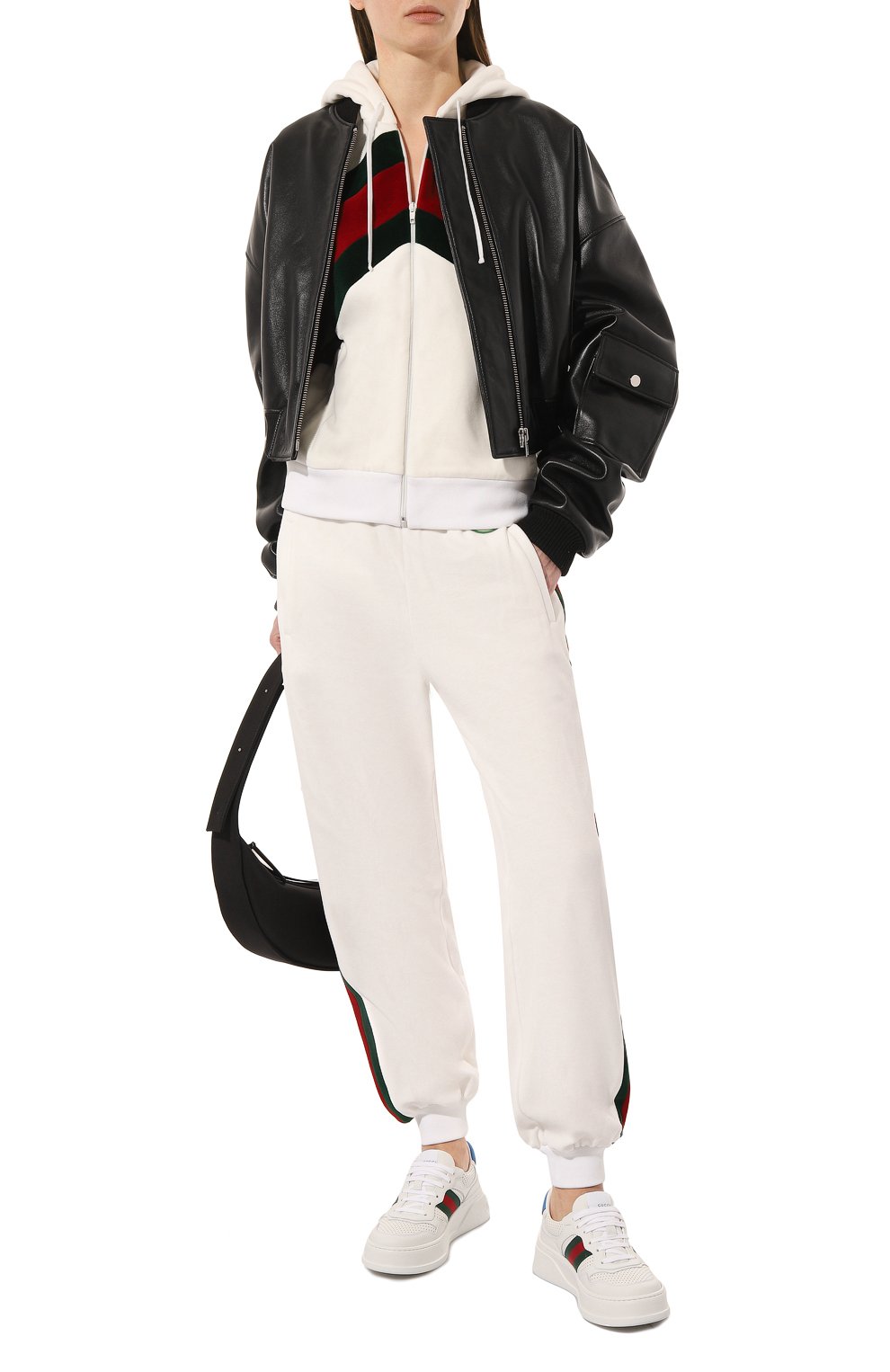 Хлопковая толстовка GUCCI бежевого цвета по цене 201600 руб., арт. 678640 XJDYG, фото 2 Хлопковая толстовка GUCCI, арт. 678640 XJDYG, фото 2