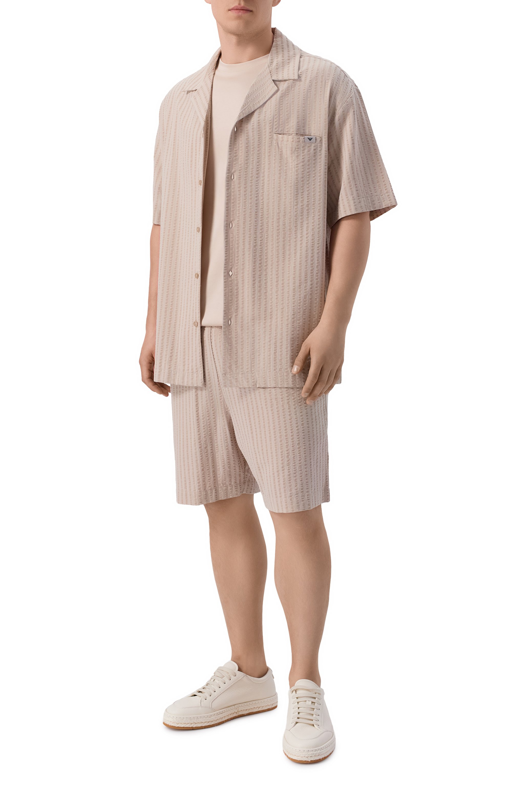 Рубашка из лиоцелла и хлопка EMPORIO ARMANI, арт. EM000593/AF20430, фото 2