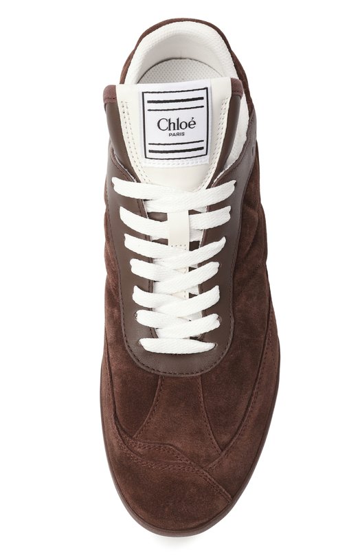 Замшевые кеды Kick Chloé CHC25A07IMS Коричневый  CHC25A07IMS Фото 6