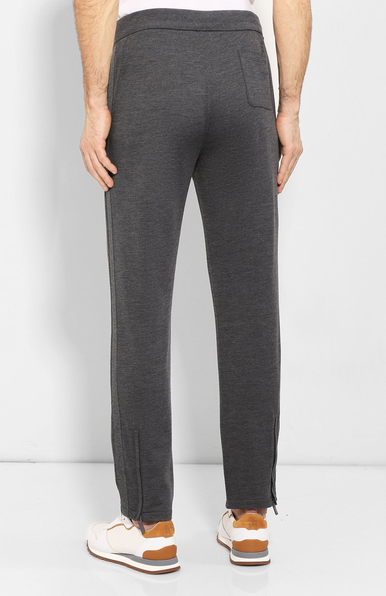 Брюки из смеси шерсти и шелка ZEGNA, арт. UU552/TR0R, фото 4