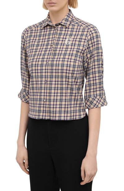 Рубашка из хлопка и шерсти GUCCI, арт. 633305/ZAFZQ, фото 3
