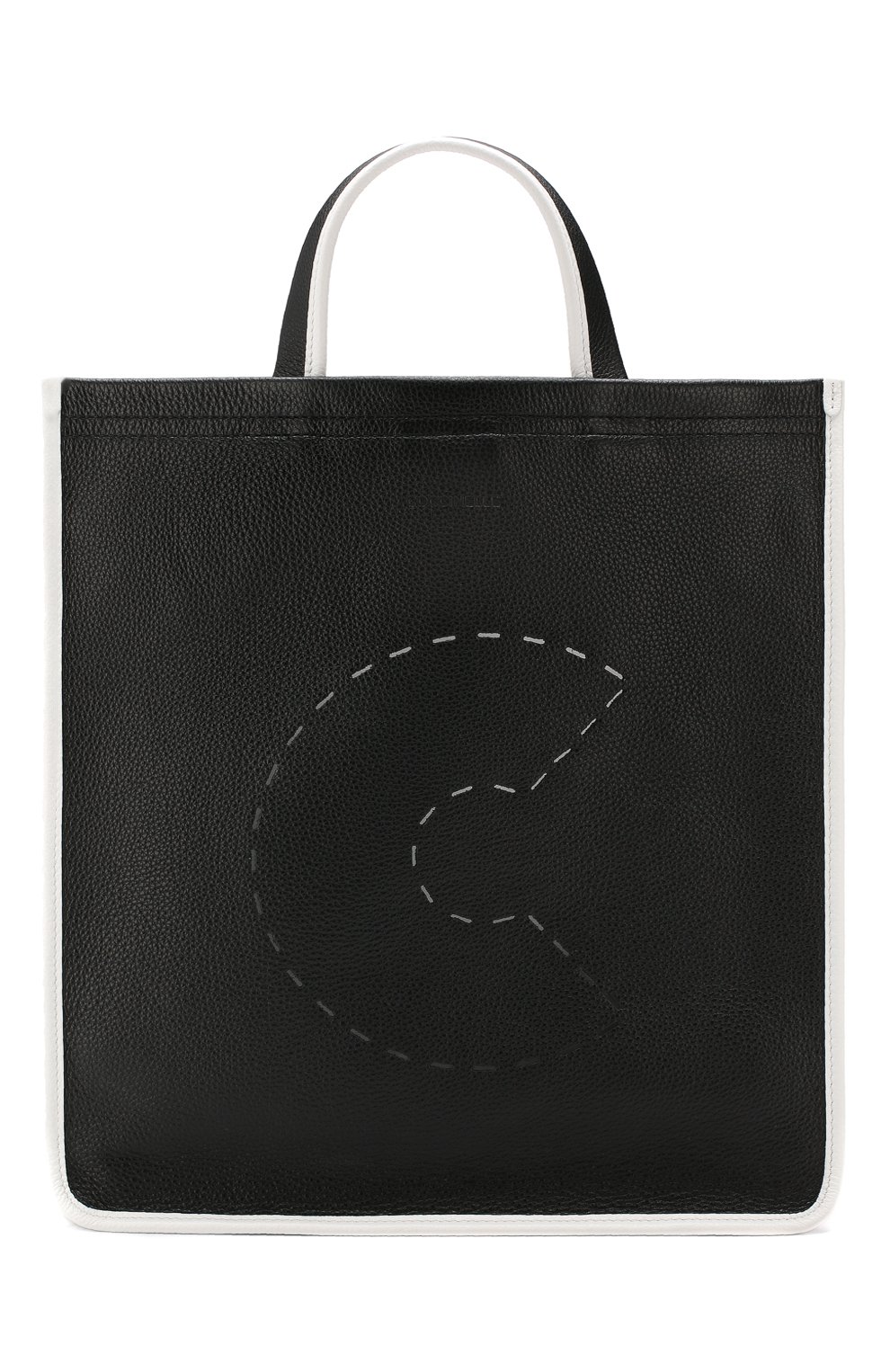 Сумка c bag COCCINELLE черно-белого цвета по цене 36700 руб., арт. E1 DJ0 18 01 01, фото 1 Сумка c bag COCCINELLE, арт. E1 DJ0 18 01 01, фото 1