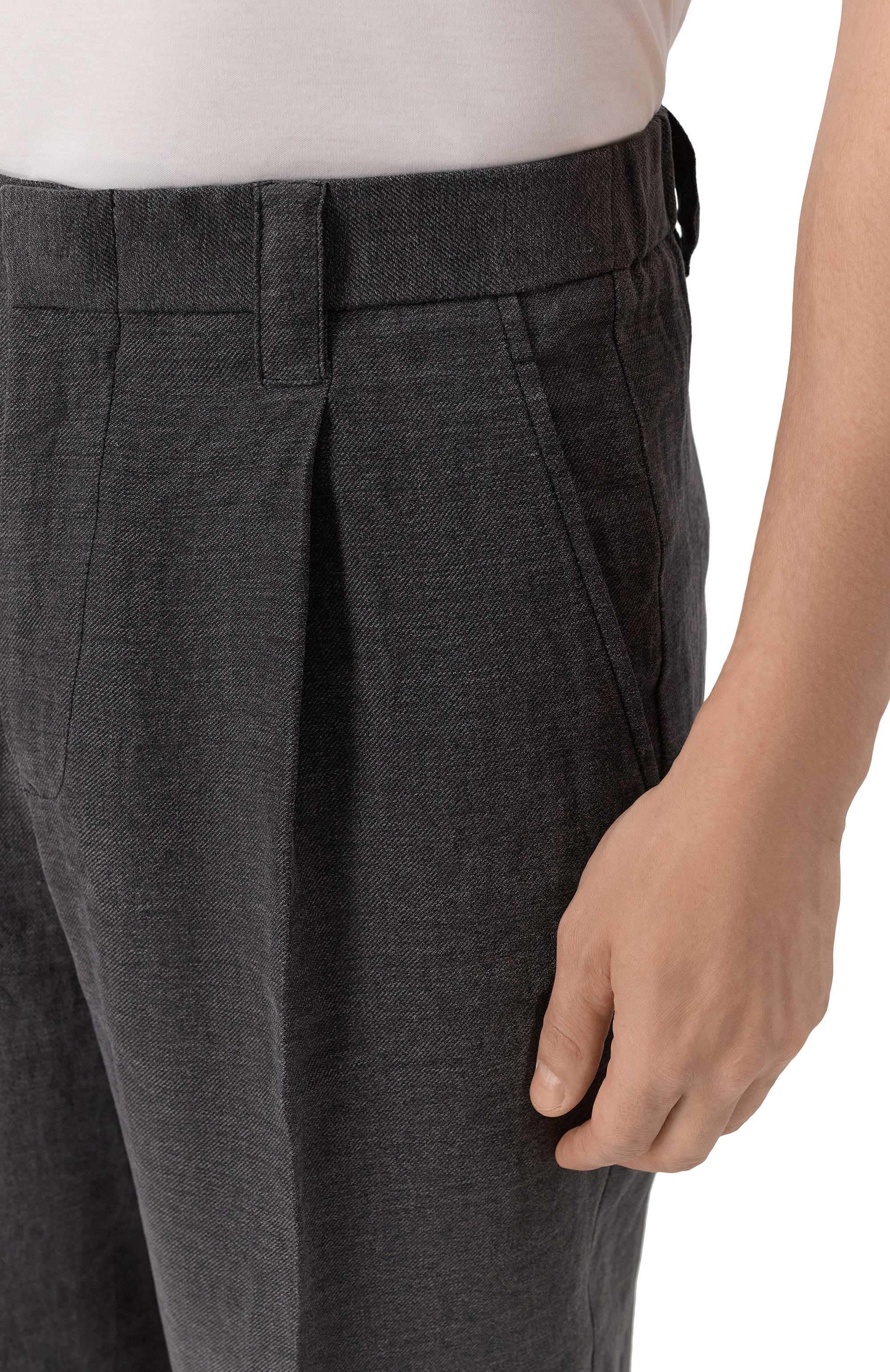 Льняные брюки GIORGIO ARMANI, арт. GM001741/TE15998, фото 5