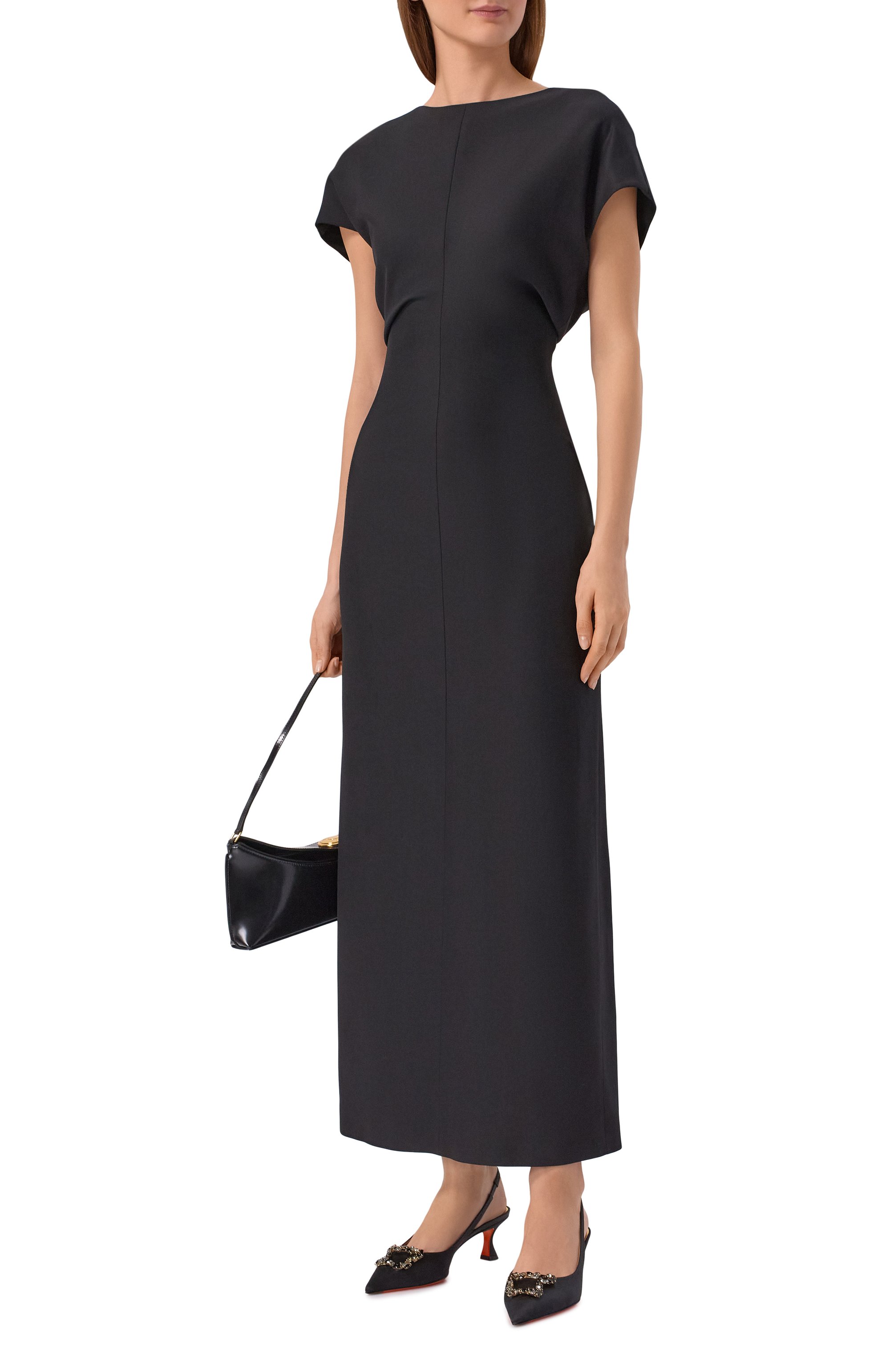 Атласные туфли SANTONI, арт. WDIG72179HA2NYHN, фото 3