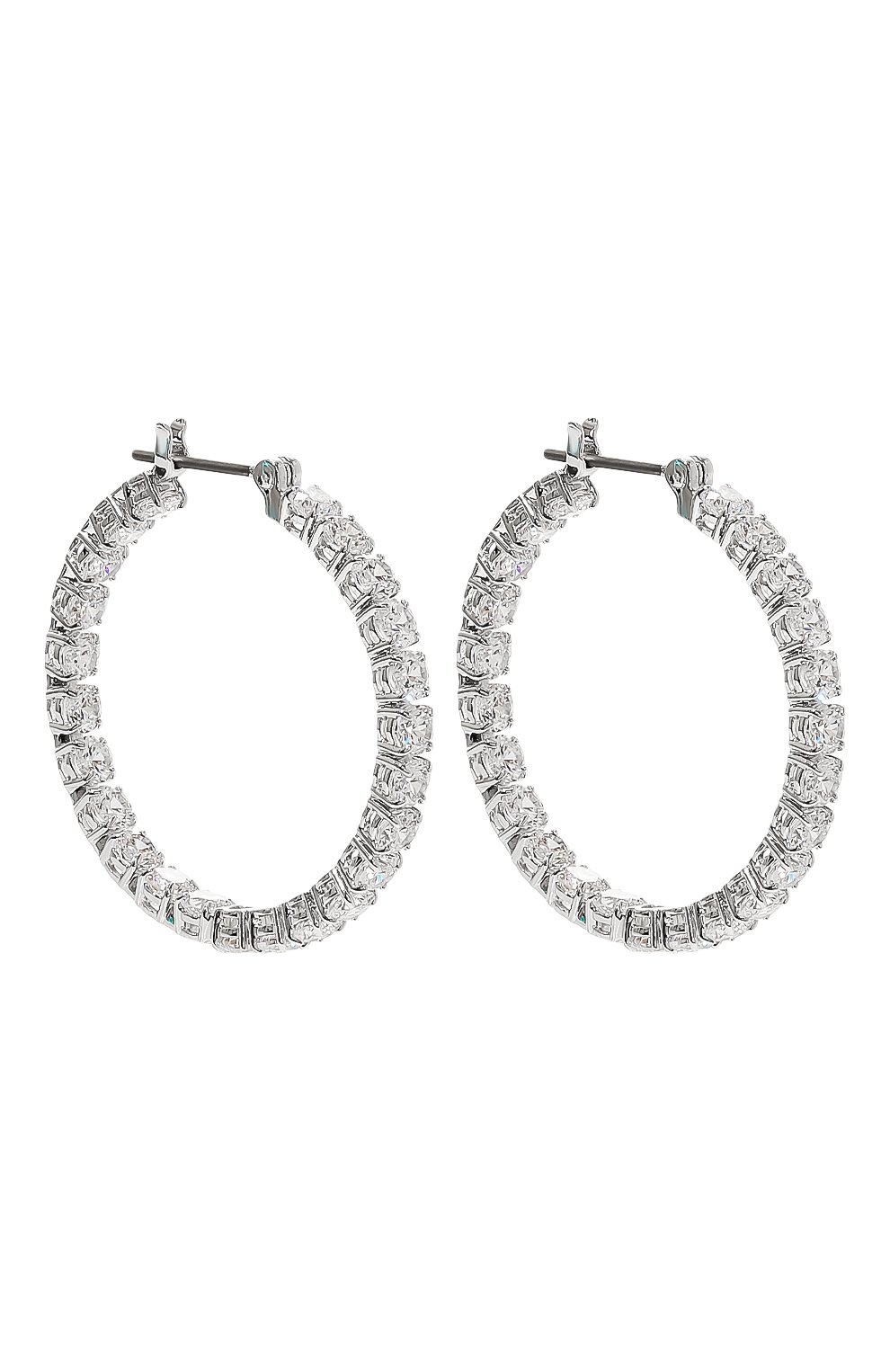 Серьги matrix SWAROVSKI серебряного цвета по цене 22500 руб., арт. 5647715, фото 3 Серьги matrix SWAROVSKI, арт. 5647715, фото 3