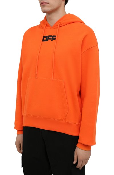 Хлопковое худи OFF-WHITE, арт. 0MBB037F21FLE002, фото 3