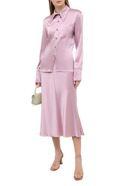 Рубашка NANUSHKA, арт. TIPPI_DESERT R0SE_SLIP SATIN, фото 2