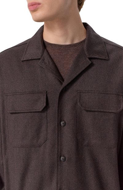 Шерстяная рубашка CAPOBIANCO, арт. 19M501.FL00., фото 5