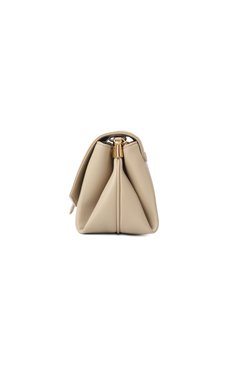 Женская сумка FERRAGAMO бежевого цвета, арт. 219795/779067 | Фото 4 (Ремень/цепочка: На ремешке; Материал: Натуральная кожа; Размер: small)