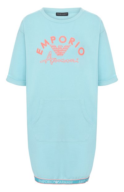 Женская хлопковое платье EMPORIO ARMANI, арт. 164322/0P287