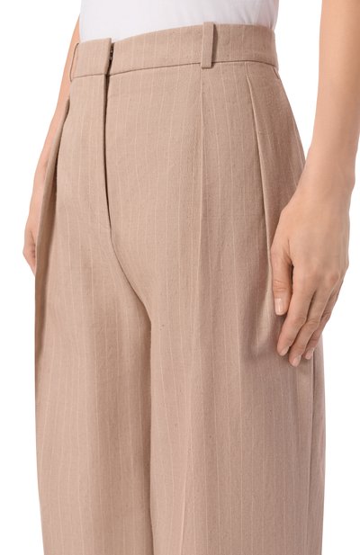 Брюки из хлопка и льна HUGO, арт. 50559771, фото 5