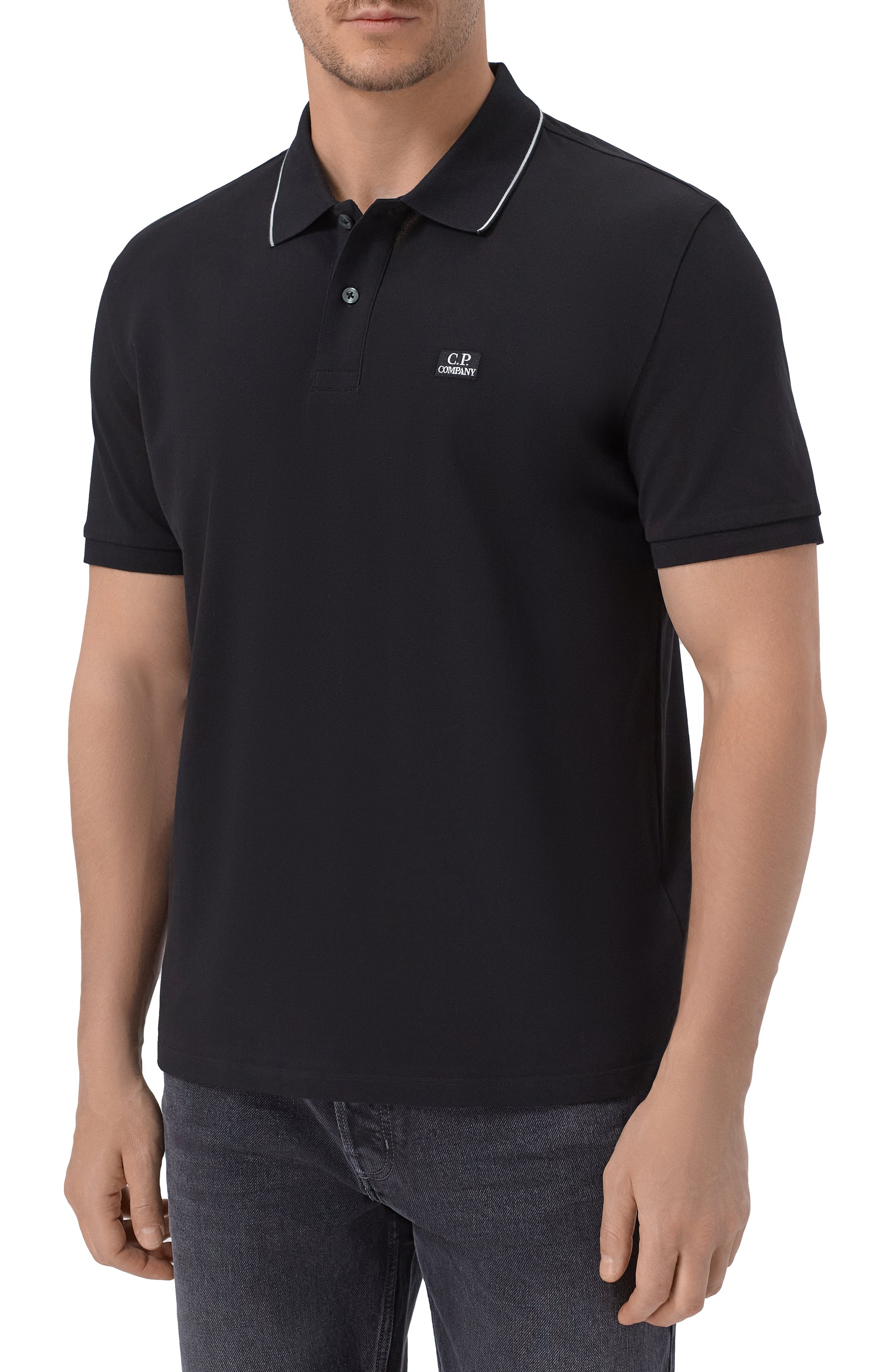 Хлопковое поло C.P. COMPANY, арт. RCCMPL722A/005263W, фото 3