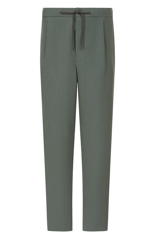 Льняные брюки Giorgio Armani GM001625/TE10954 Зелёный GM001625/TE10954