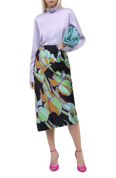 Шелковая юбка DRIES VAN NOTEN, арт. 202-10894-1135, фото 3