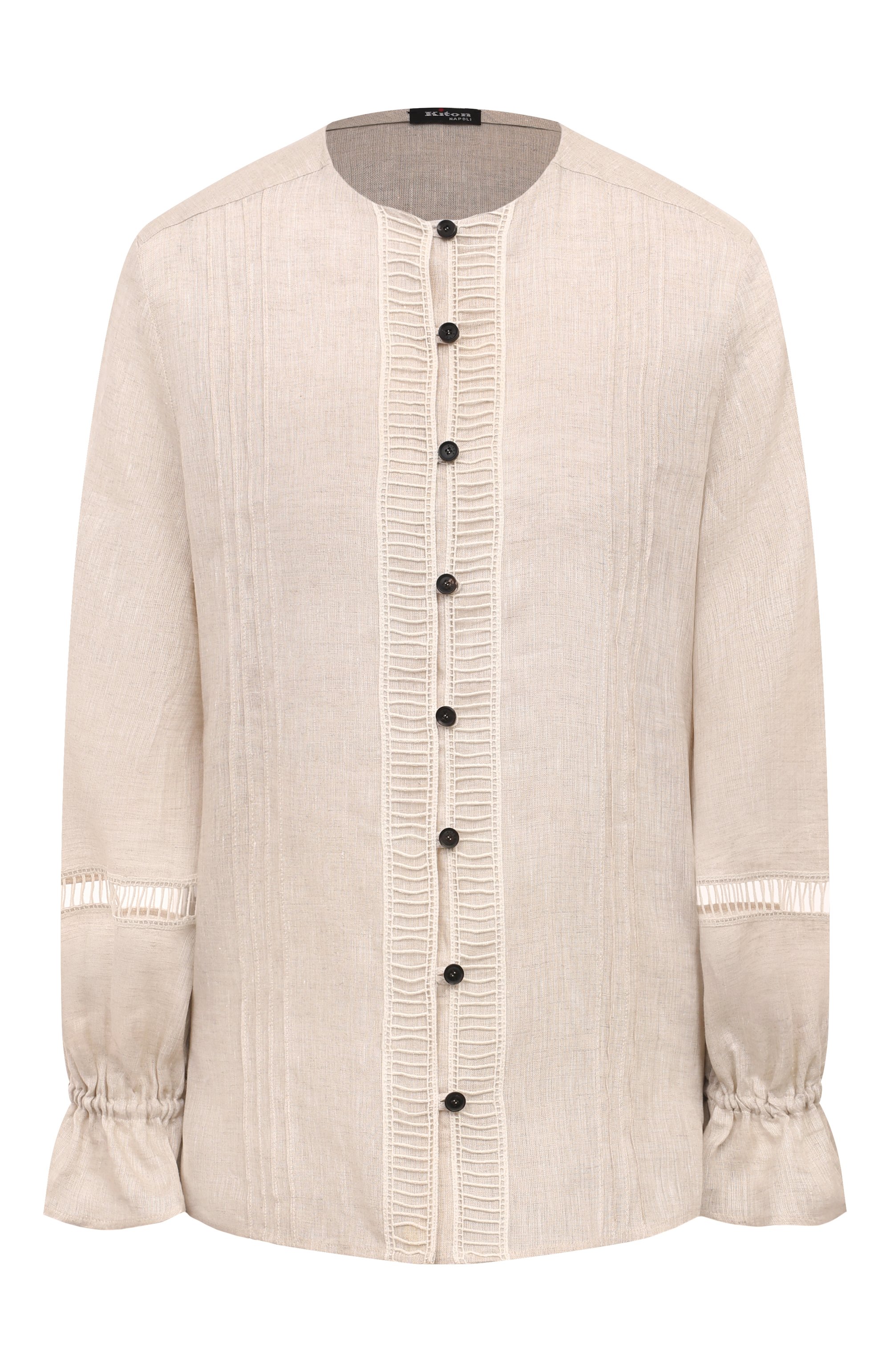 Льняная блузка KITON, арт. D57461H06388, фото 1