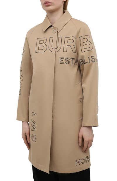 Хлопковый плащ antonia BURBERRY, арт. 8033794, фото 3