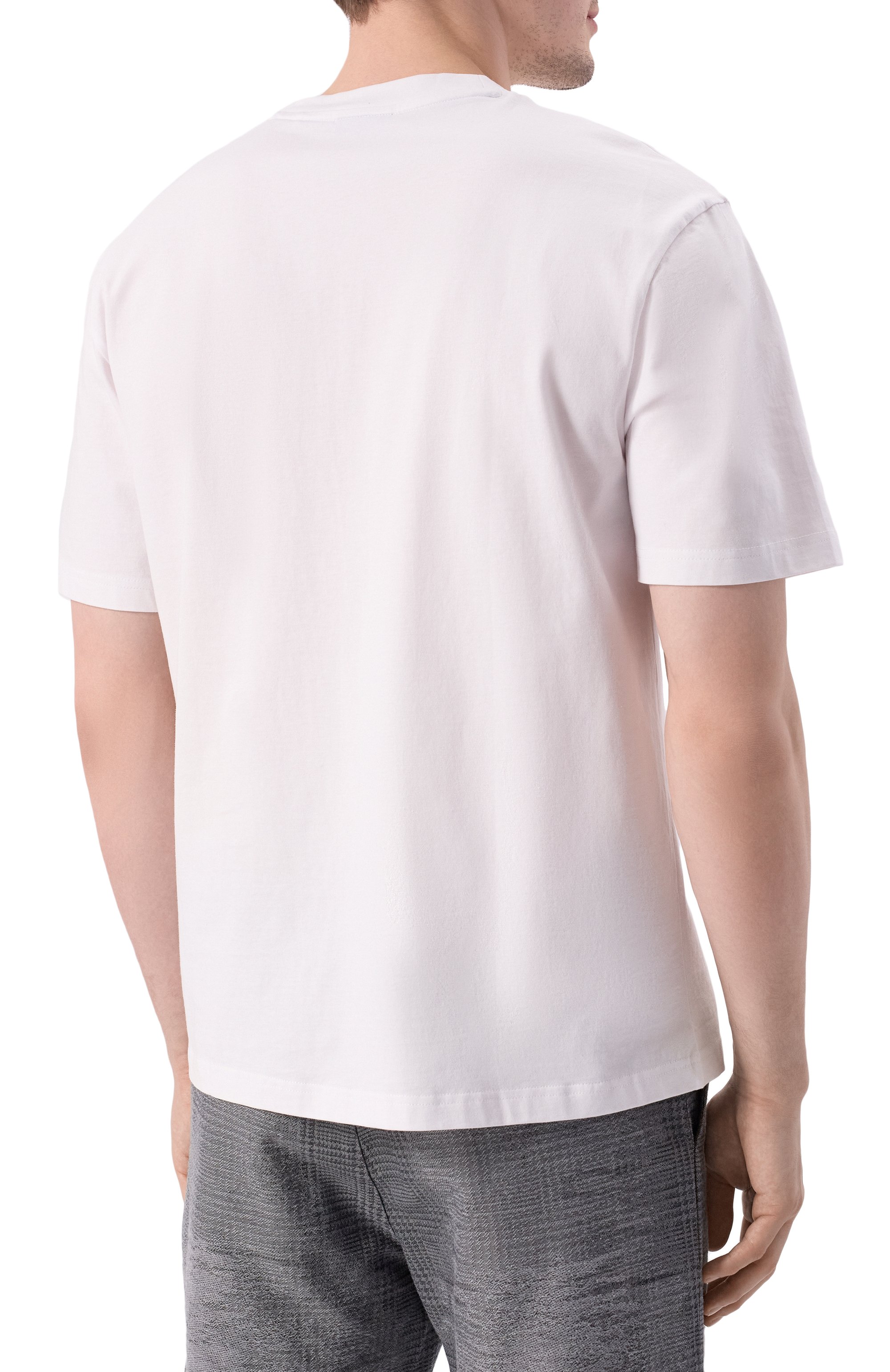 Хлопковая футболка HUGO BLUE, арт. 50533391, фото 4