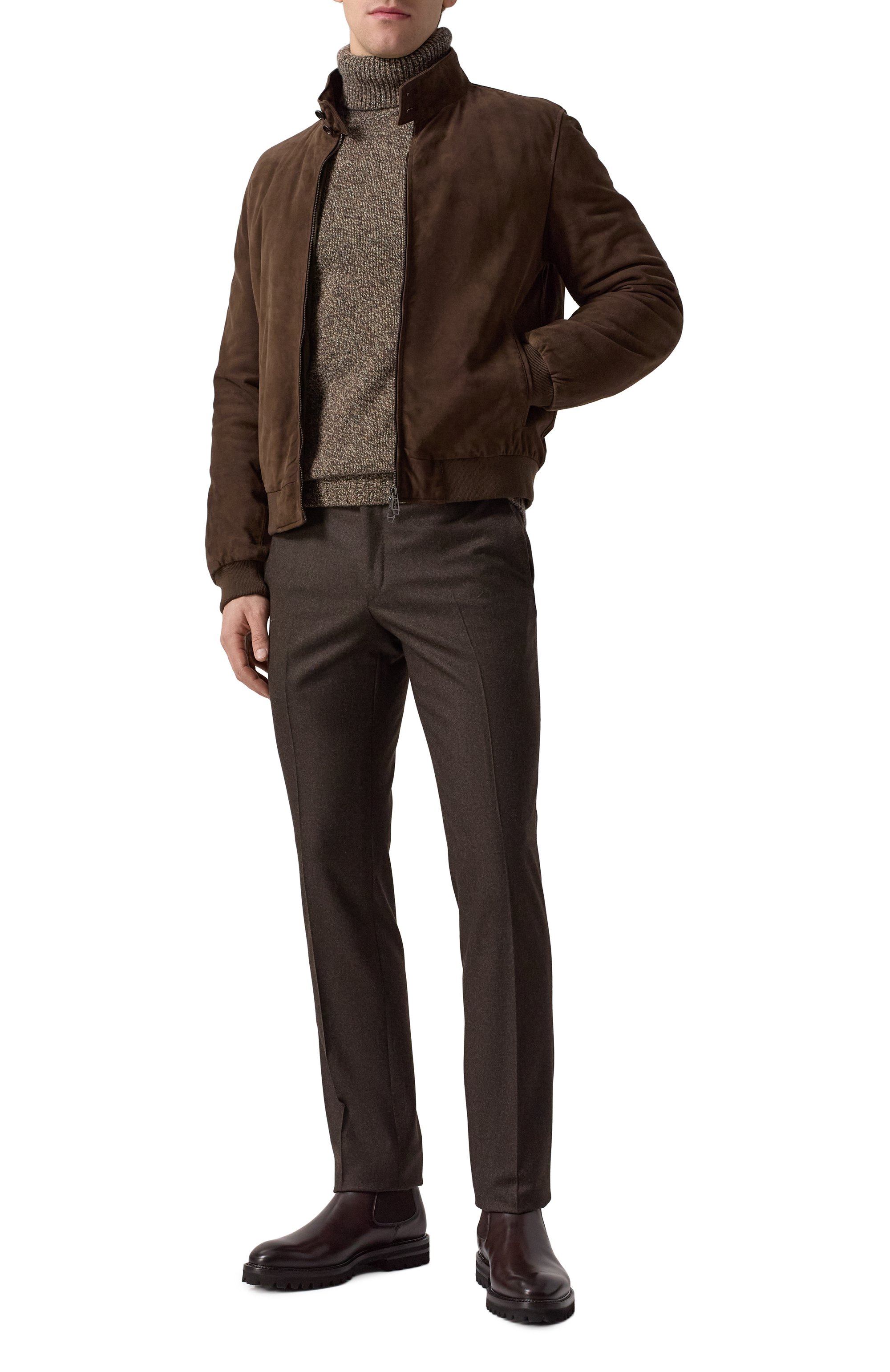 Замшевый бомбер MVST, арт. CLAUDE/MC/00457WR, фото 2