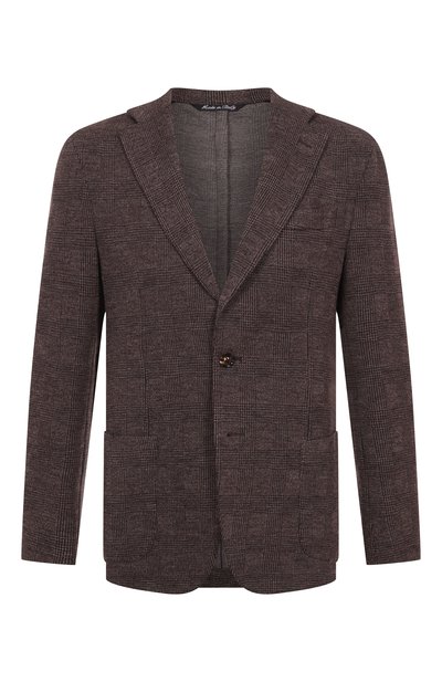 Мужской пиджак из хлопка и шерсти ANDREA CAMPAGNA, арт. BIELLA/DD106