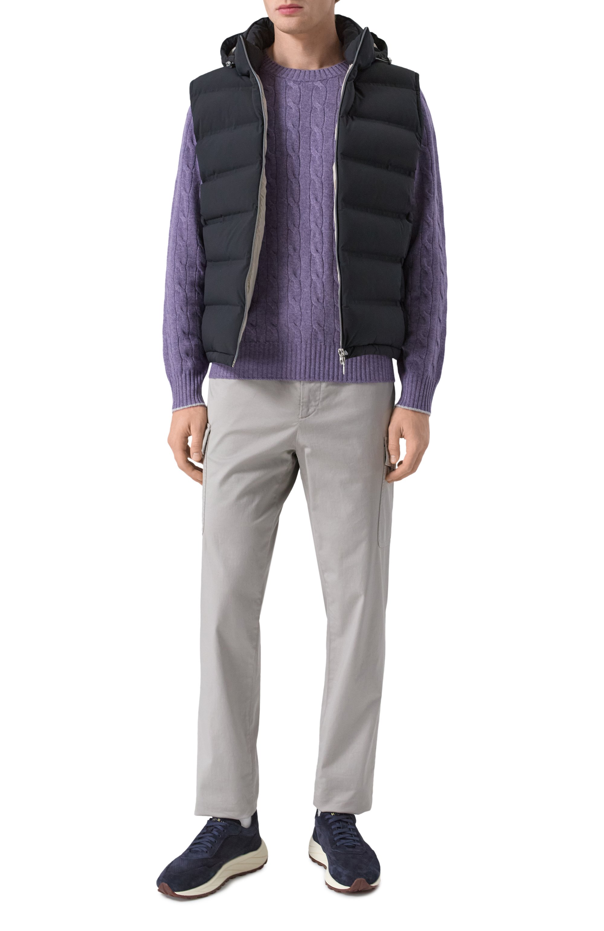 Пуховый жилет BRUNELLO CUCINELLI, арт. MM4911995, фото 2