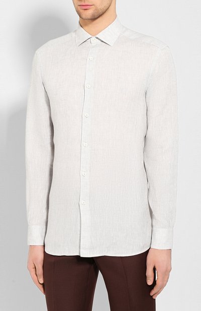 Льняная рубашка ZEGNA, арт. UUX38/SRF5, фото 3