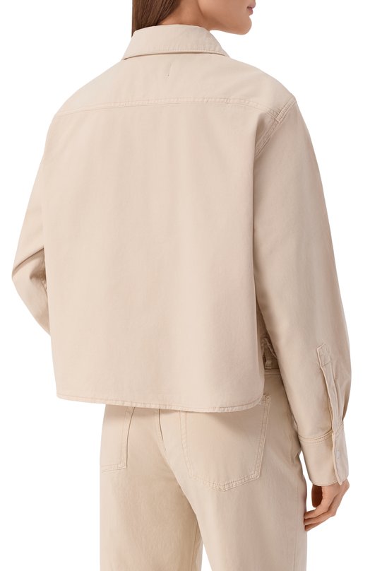 Джинсовая рубашка Ivy 7 For All Mankind 7U7J0E39-3C5 Бежевый  7U7J0E39-3C5 Фото 4