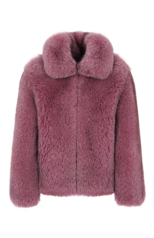 Шуба из песца Русский мех 13.5 AI Сиреневый 13.5 AI