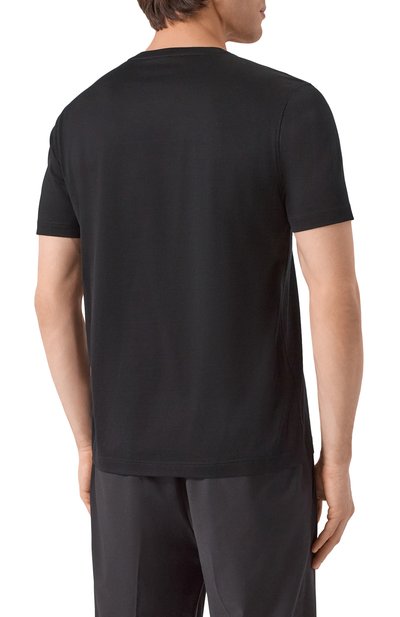 Хлопковая футболка CORNELIANI, арт. 25G500-2525000, фото 4